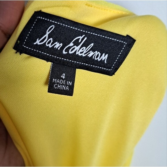 Sam edelman asymmetrical ruffle cut out midi dress sz 4 nwot - Picture 6 of 7